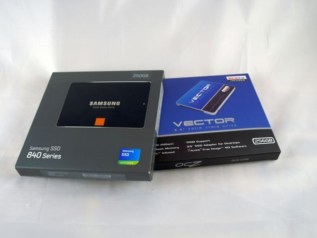 Kurztest: OCZ Vector 256GB und Samsung 840 250GB im direkten Vergleich