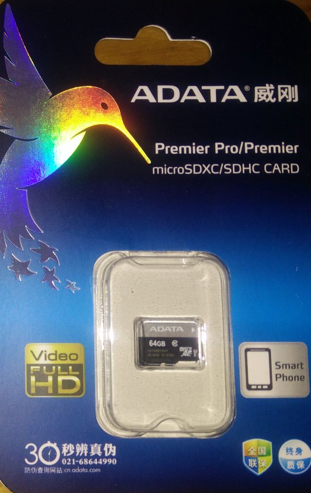 64GB ADATA Premier microSD Test