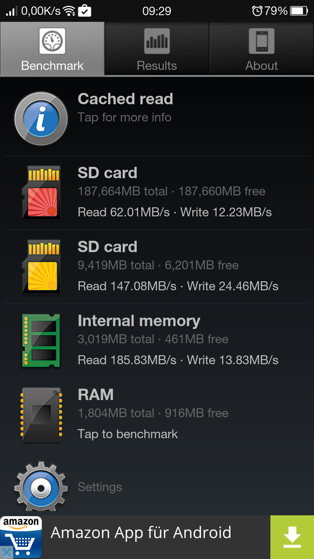 200GB Sandisk microSD Test im OPPO Find 7a