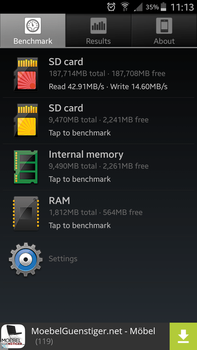 200GB Sandisk microSD Test im Samung Galaxy S5