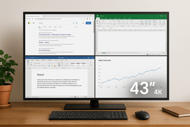 Die besten 43-Zoll-Monitore - Test 2025
